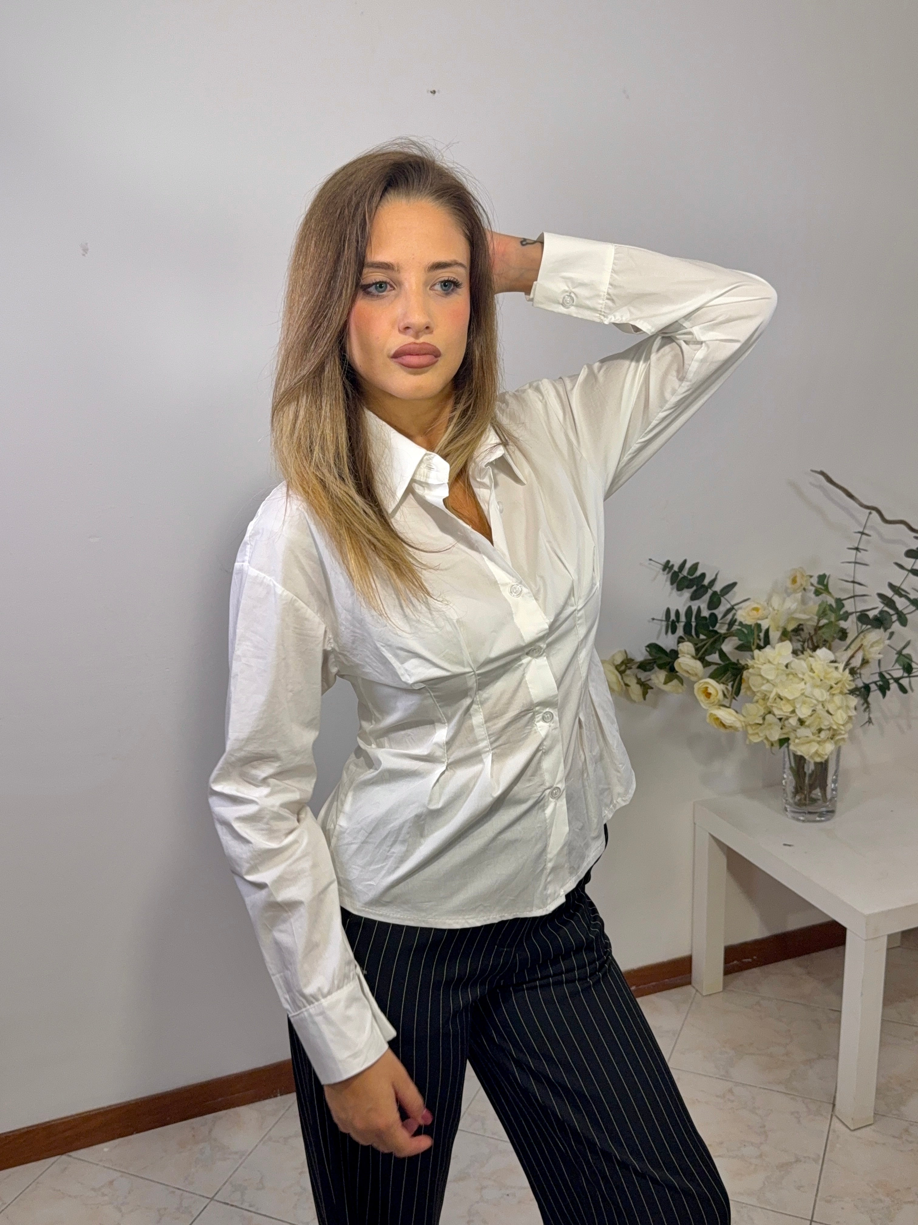 Camicia Essential Fit Bianca (969881)