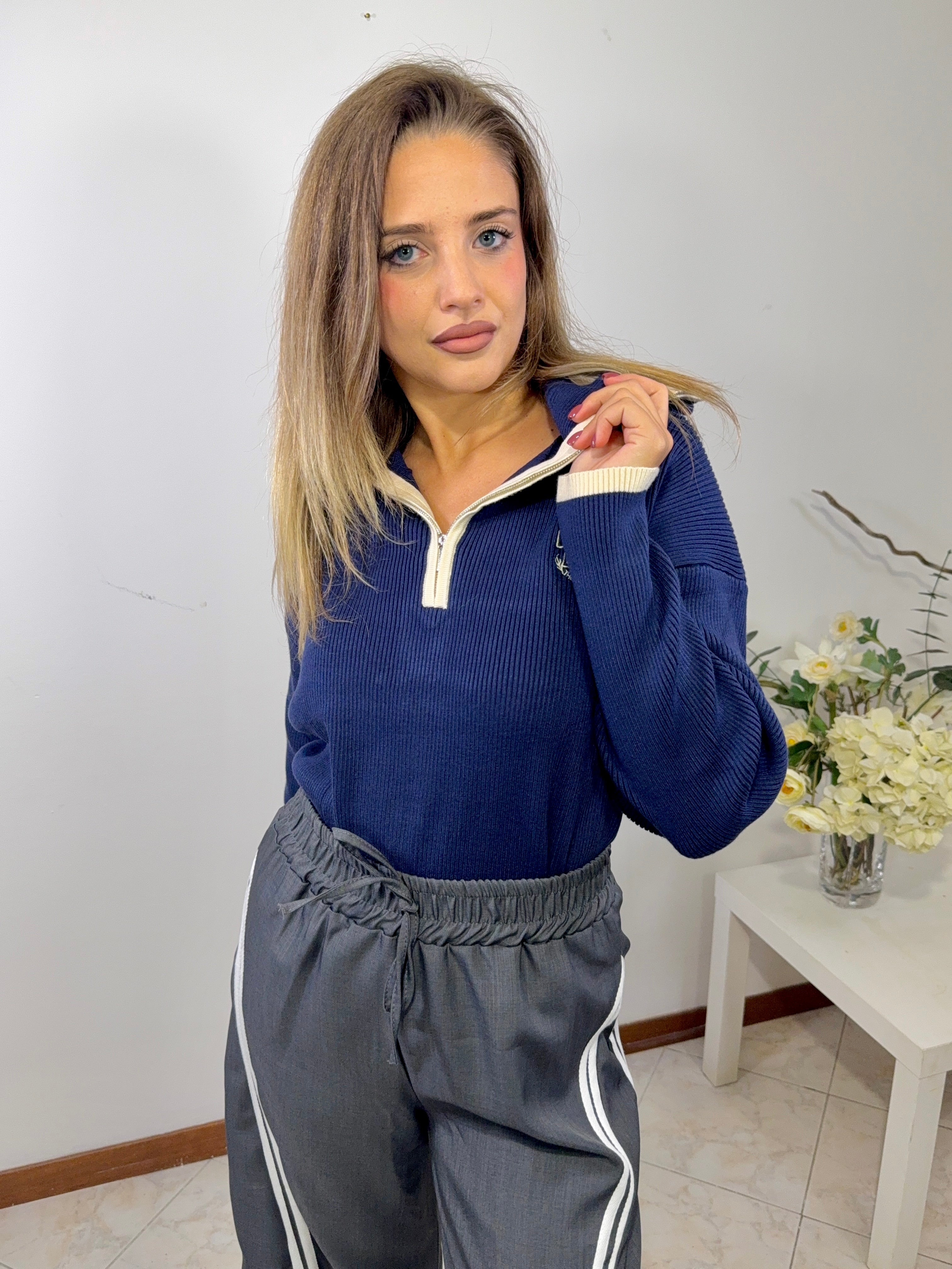 Felpa/Maglia “College Zip” (AG63910)