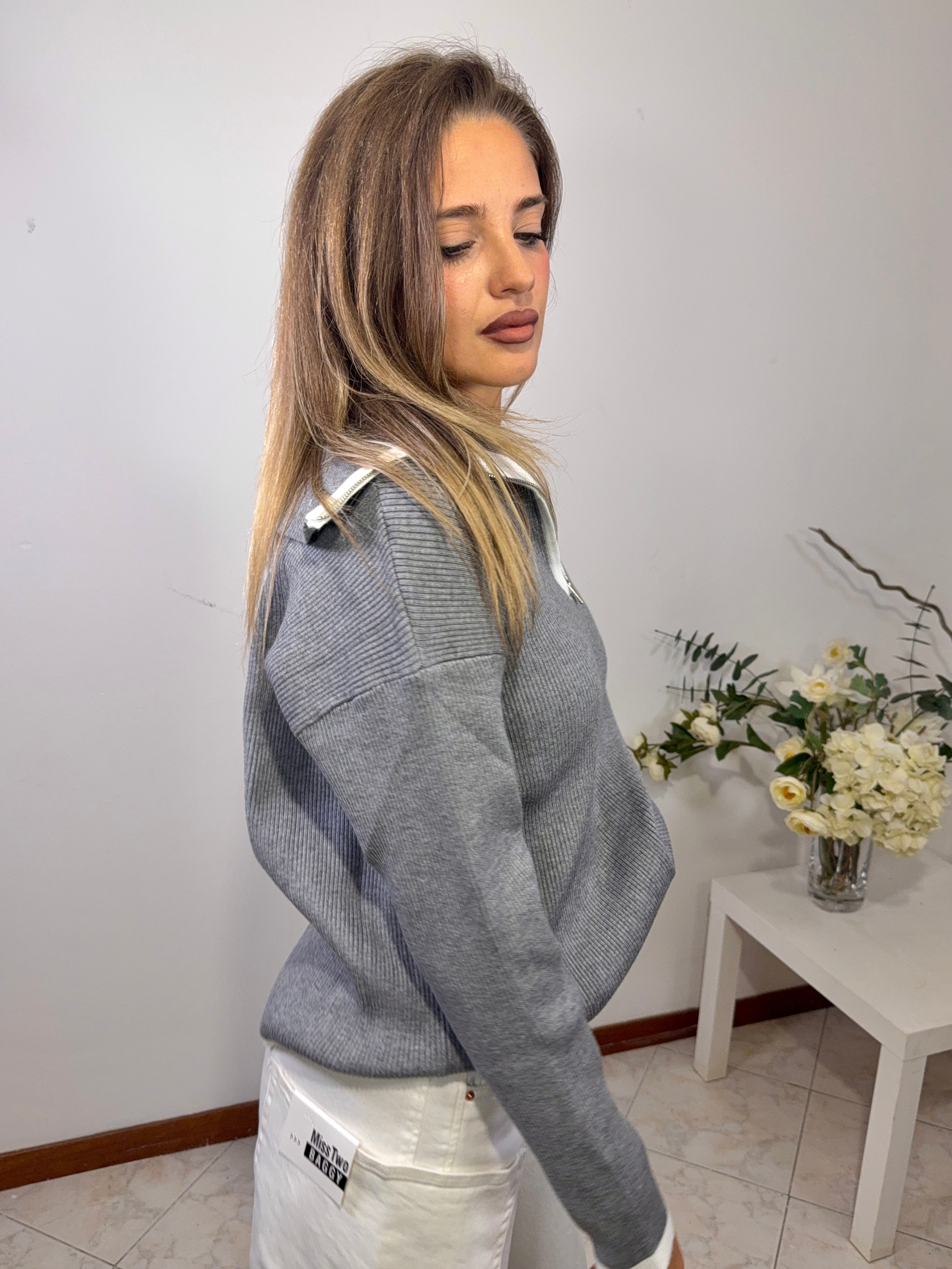 Felpa/Maglia “College Zip” (AG63910)