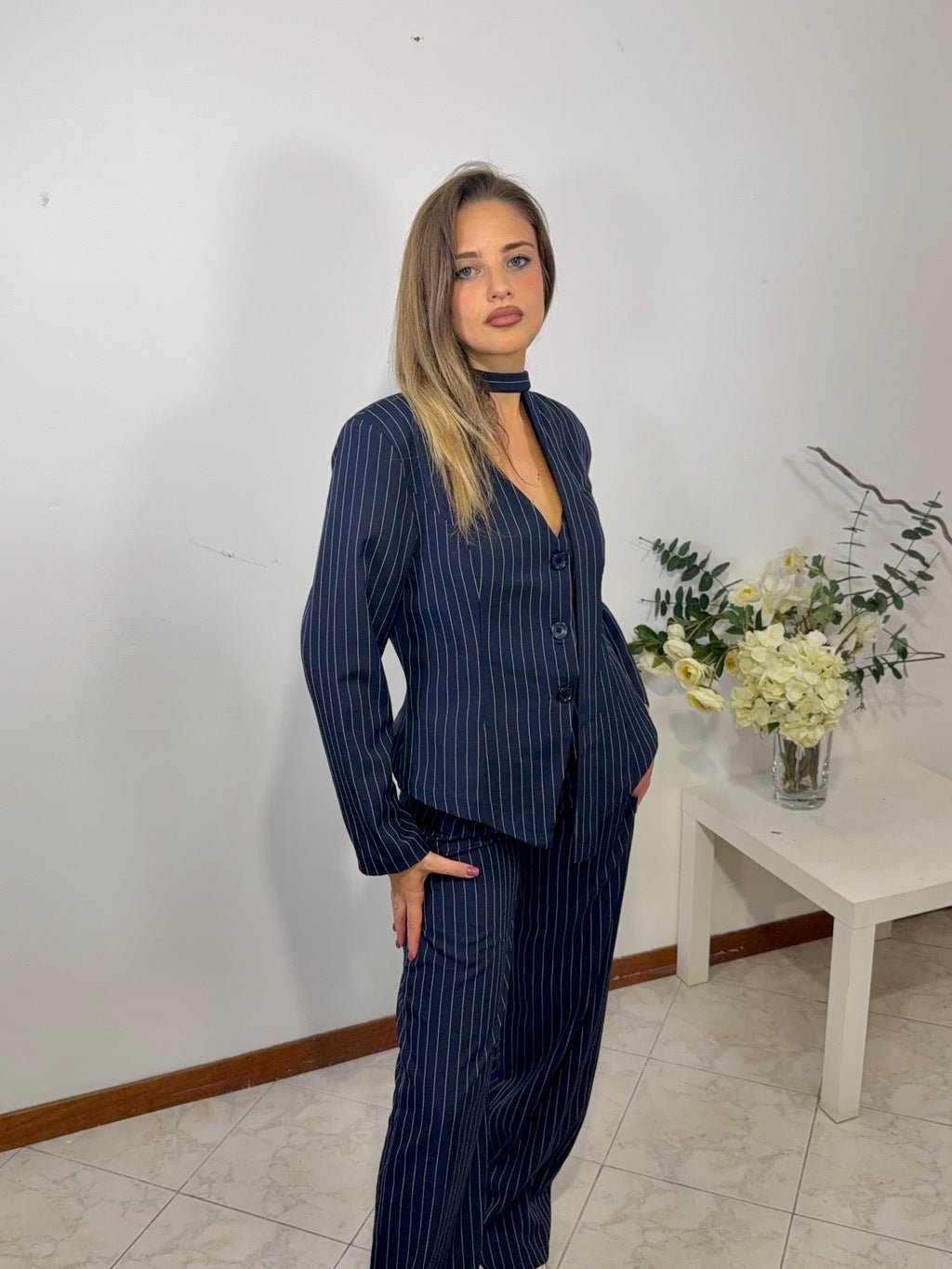 Completo Gessato Power Lines (43042-43057)