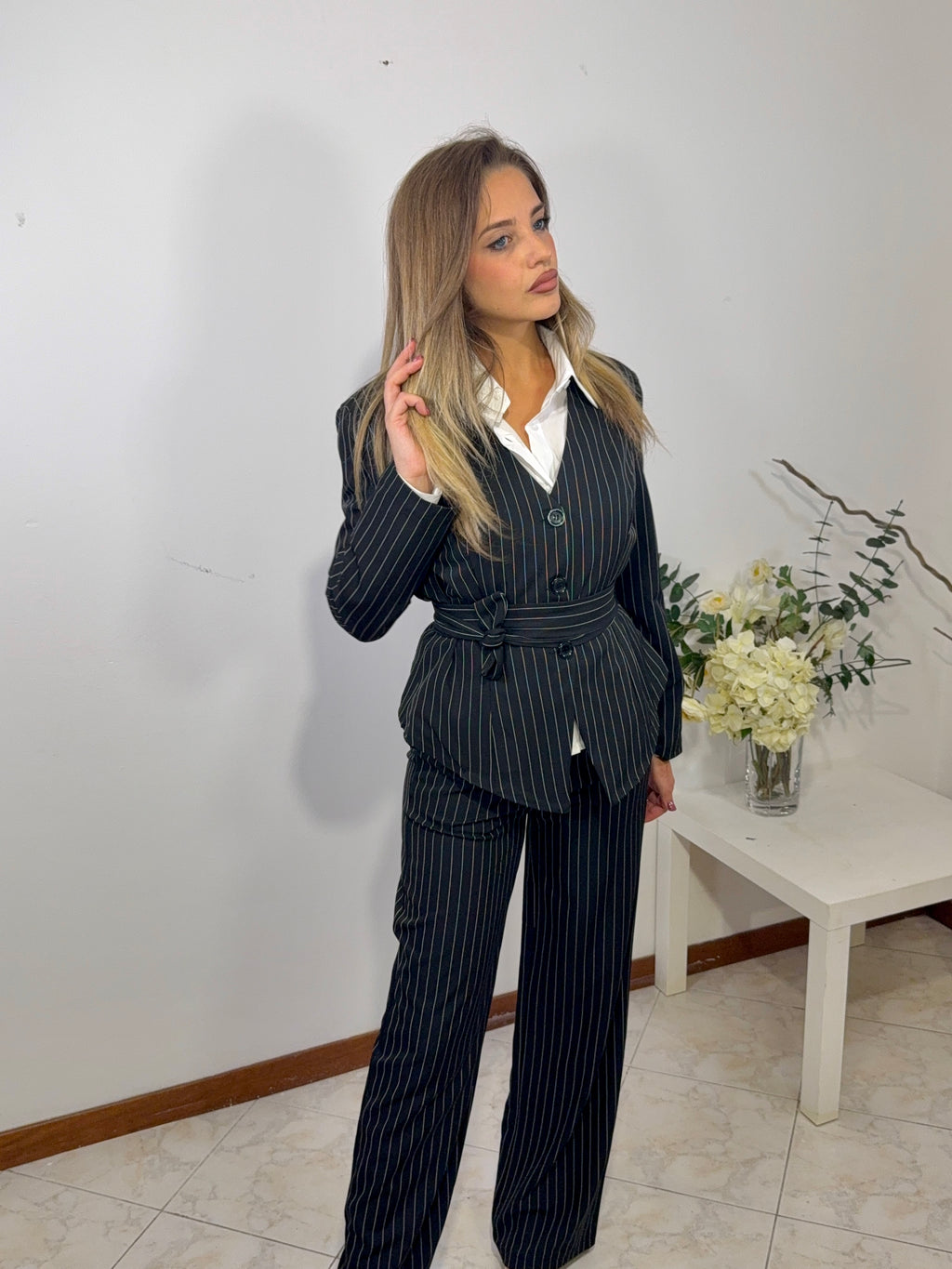 Completo Gessato Power Lines (43042-43057)