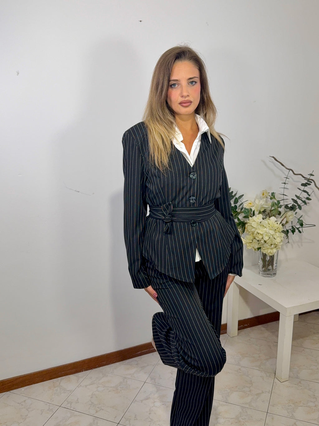 Completo Gessato Power Lines (43042-43057)